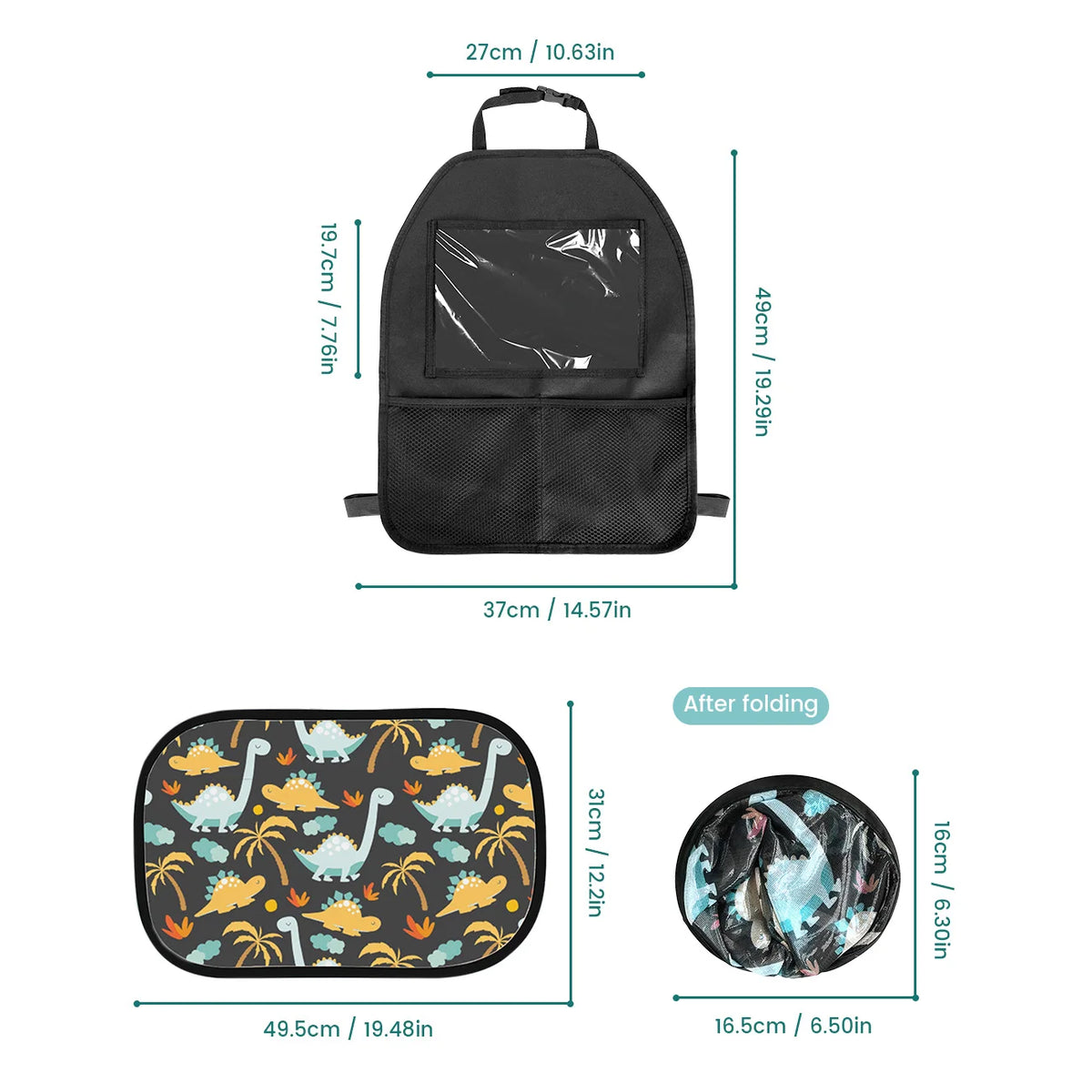 Baby Car Travel Essentials 6-Piece Accessory Kit