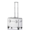 Bunnyfly 18/20-Inch Aluminum Alloy Magnesium Modern Carry-On Luggage Air Approval Aluminum Trolley Portable Cabin Size Suitcase Dsers