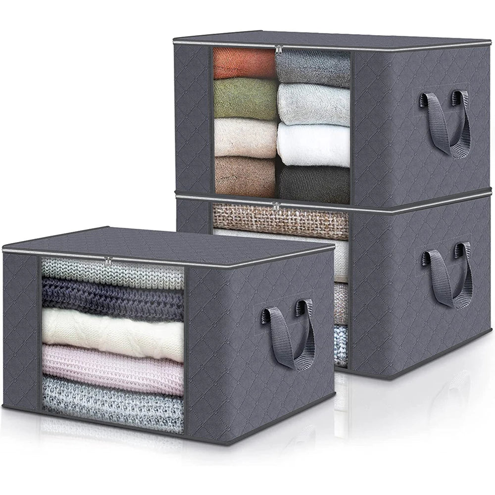 Foldable Clothing & Blanket Storage Bag – 60 × 45 × 35 cm