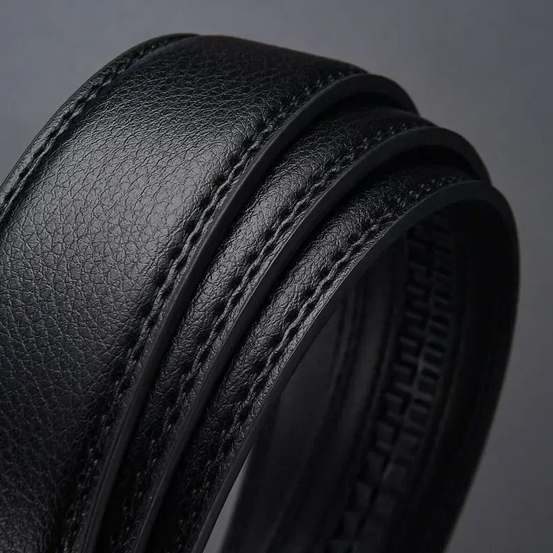 Men's PU Click-Buckle Casual Belt