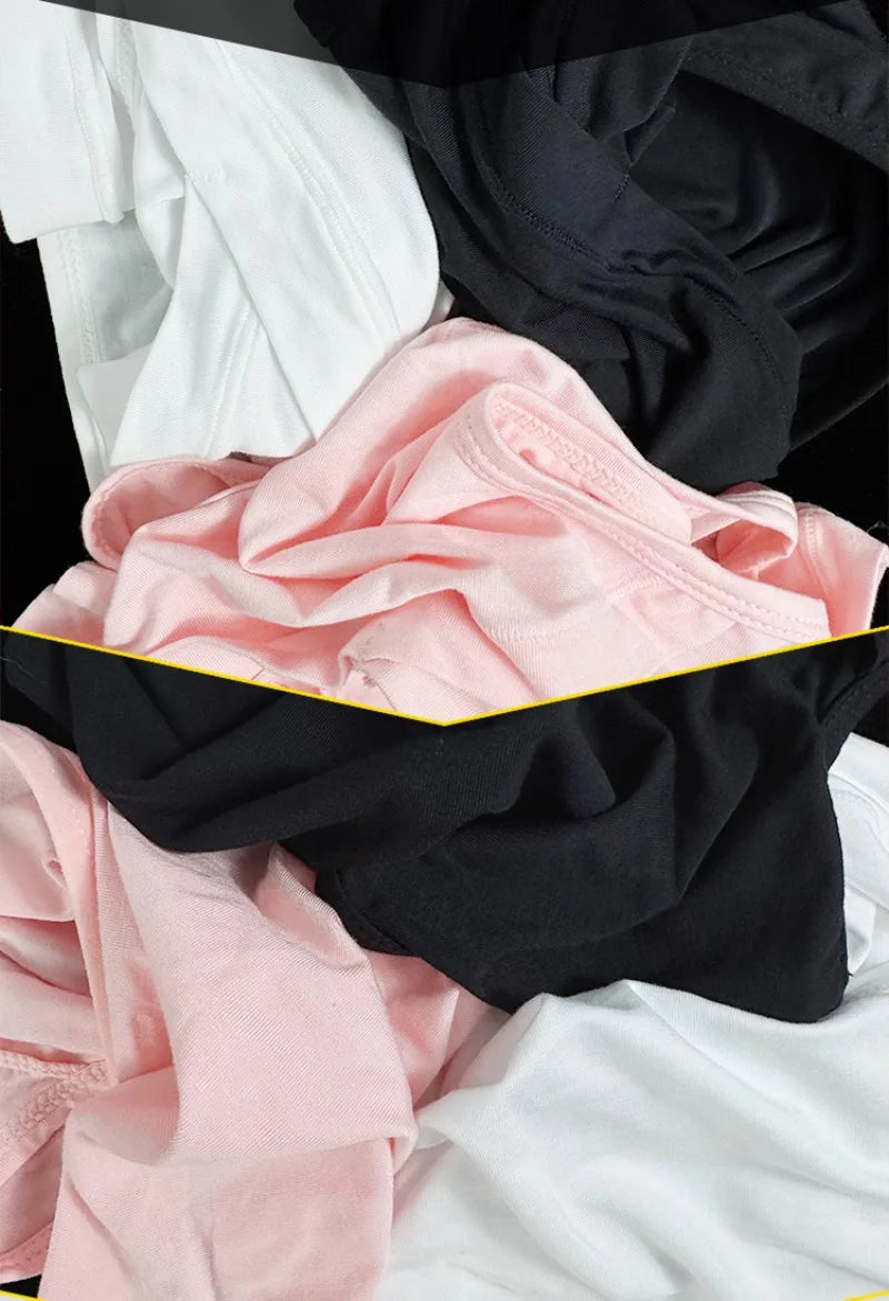 Men's Solid-Color Swim Briefs