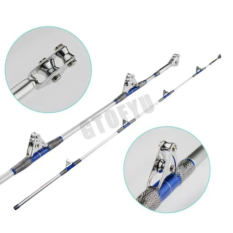 Two-Section Carbon Boat Fishing Rod — 1.98 or 2.1 m