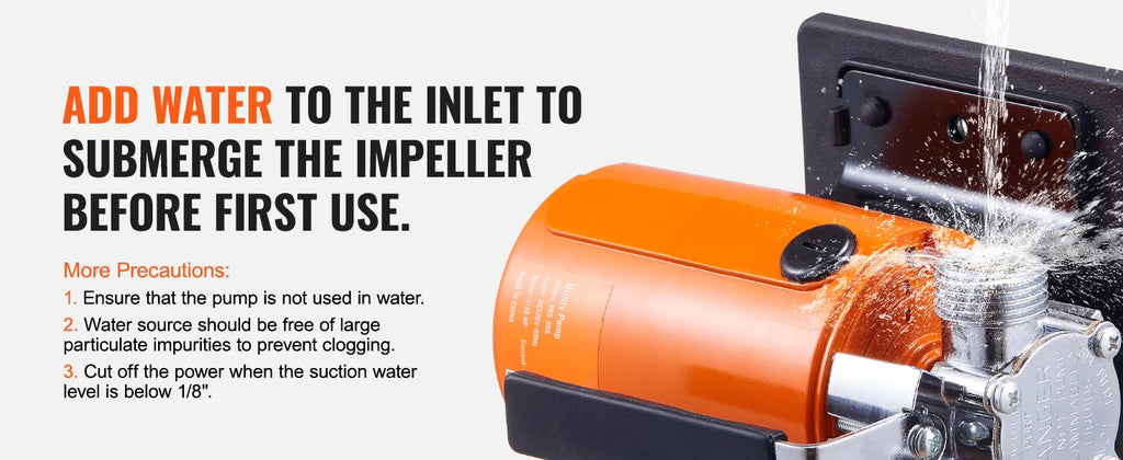 SucceBuy 120V 360 GPH Portable Water Transfer Pump