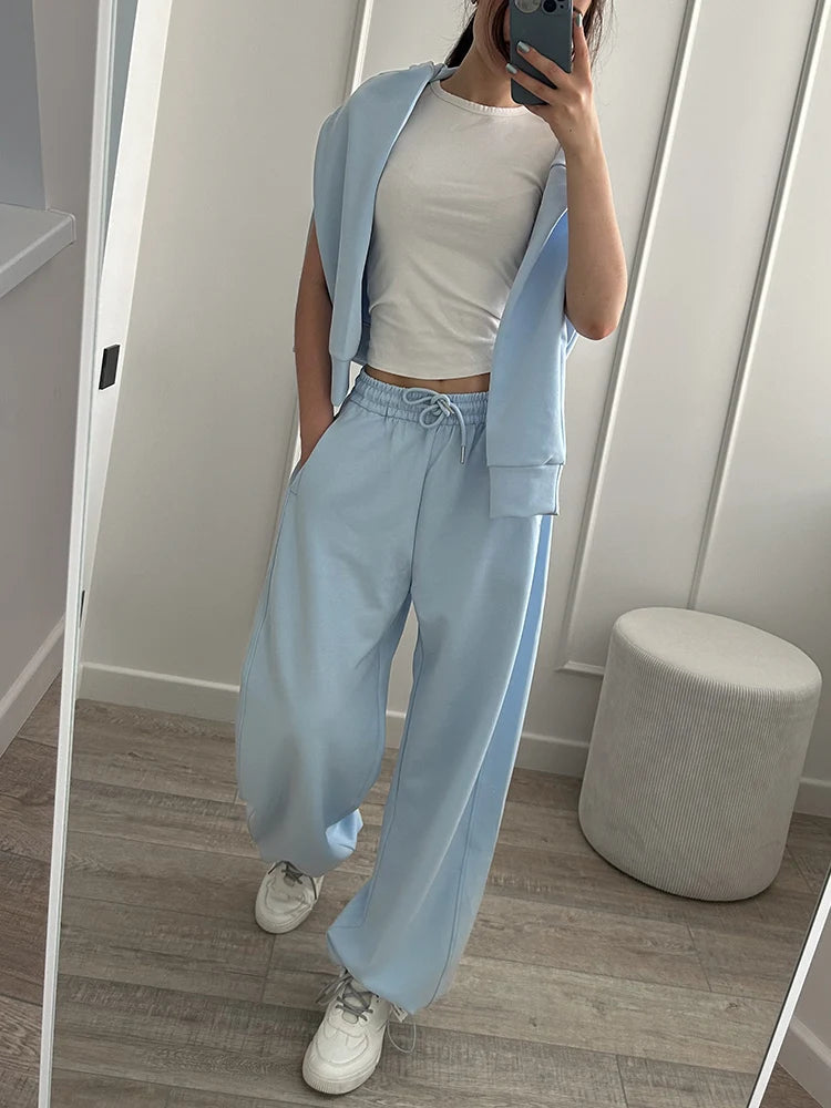 Women's Crewneck Sweatshirt and Pants Set