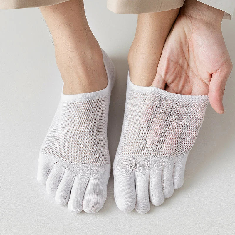 Men's Low-Cut Toe Socks – 3 Pairs