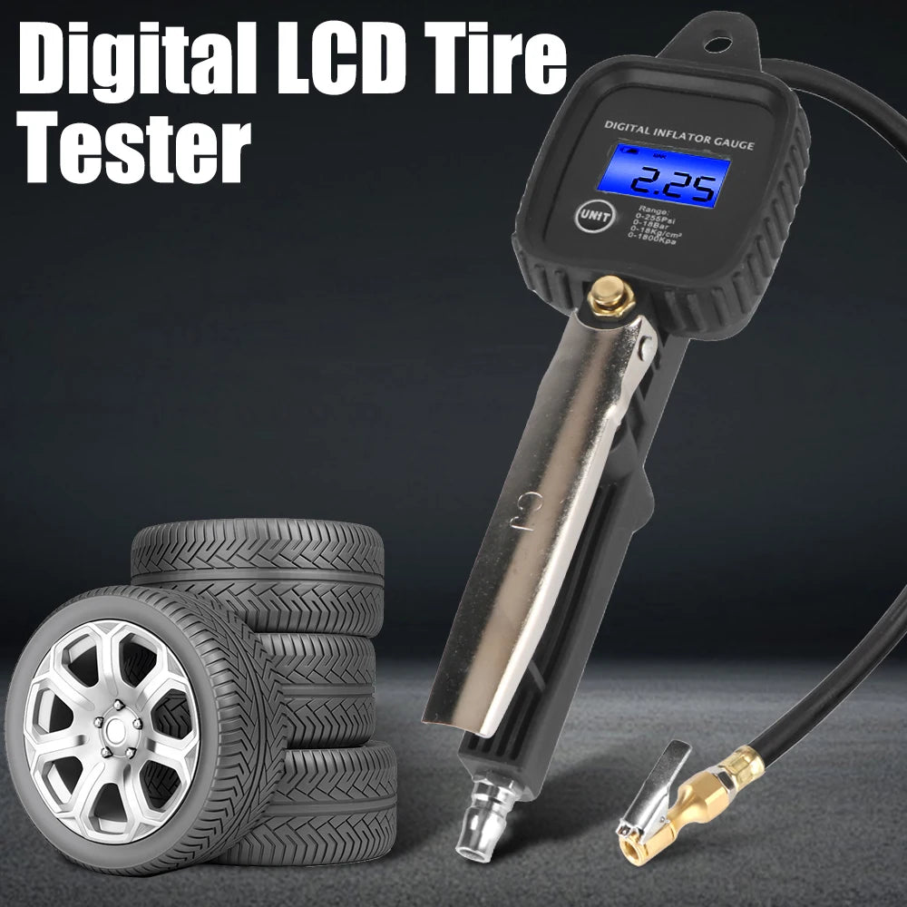 LEEPEE Digital Tire Inflator & Pressure Gauge