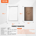 SucceBuy Pet Door Metal Frame with Lock and 3-Flap System Weatherproof Doggy Door Easy to Install in Interior or Exterior Walls Whispering Desires Shoppe
