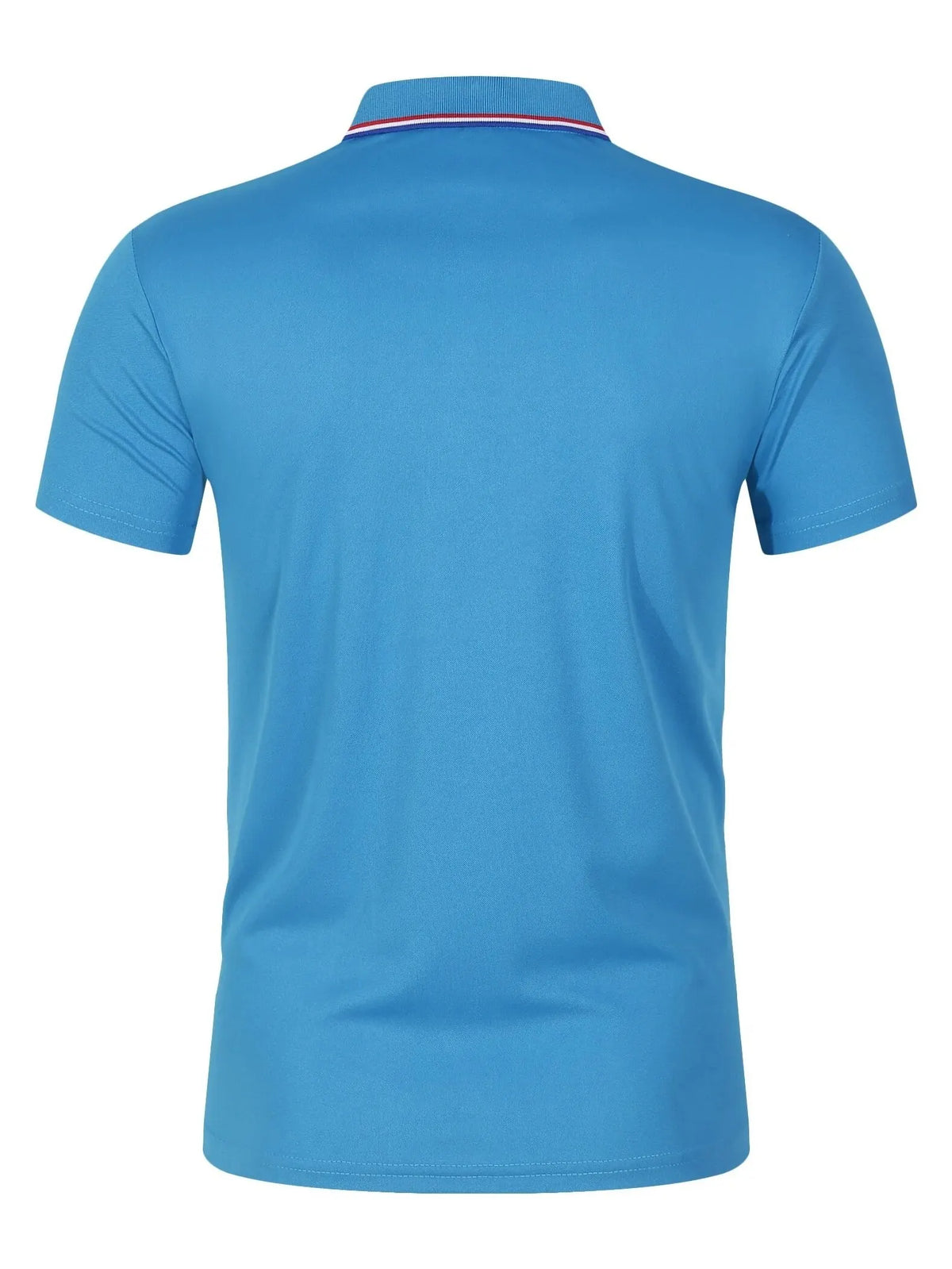 Men's Solid-Color Short-Sleeve Polo Shirt