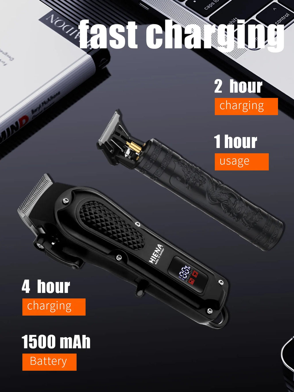 HIENA 212 Rechargeable Cordless Hair Clipper