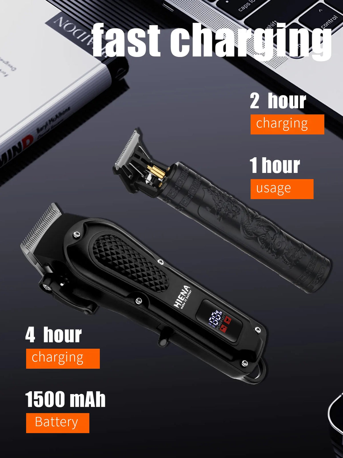 HIENA 212 Rechargeable Cordless Hair Clipper