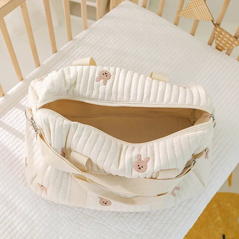 Animal-Print Baby Diaper Tote Bag