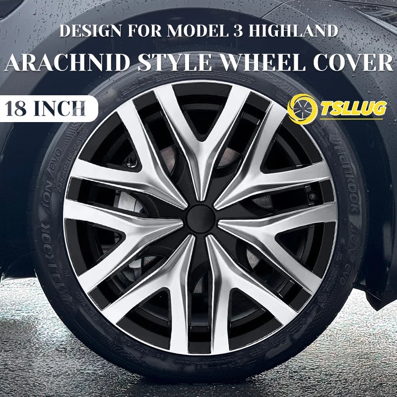 TSLLUG 18-Inch Wheel Covers for Tesla Model 3 Highland – Set of 4