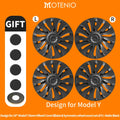 MOTENIO 19-Inch Wheel Covers for Model Y – Set of 4