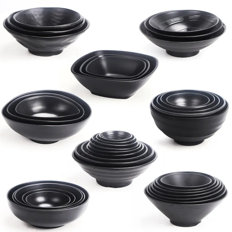 Frosted Melamine Bowls — Assorted Sizes