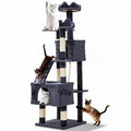 72" Cat Tree with Hammock, Perches & Scratching Posts