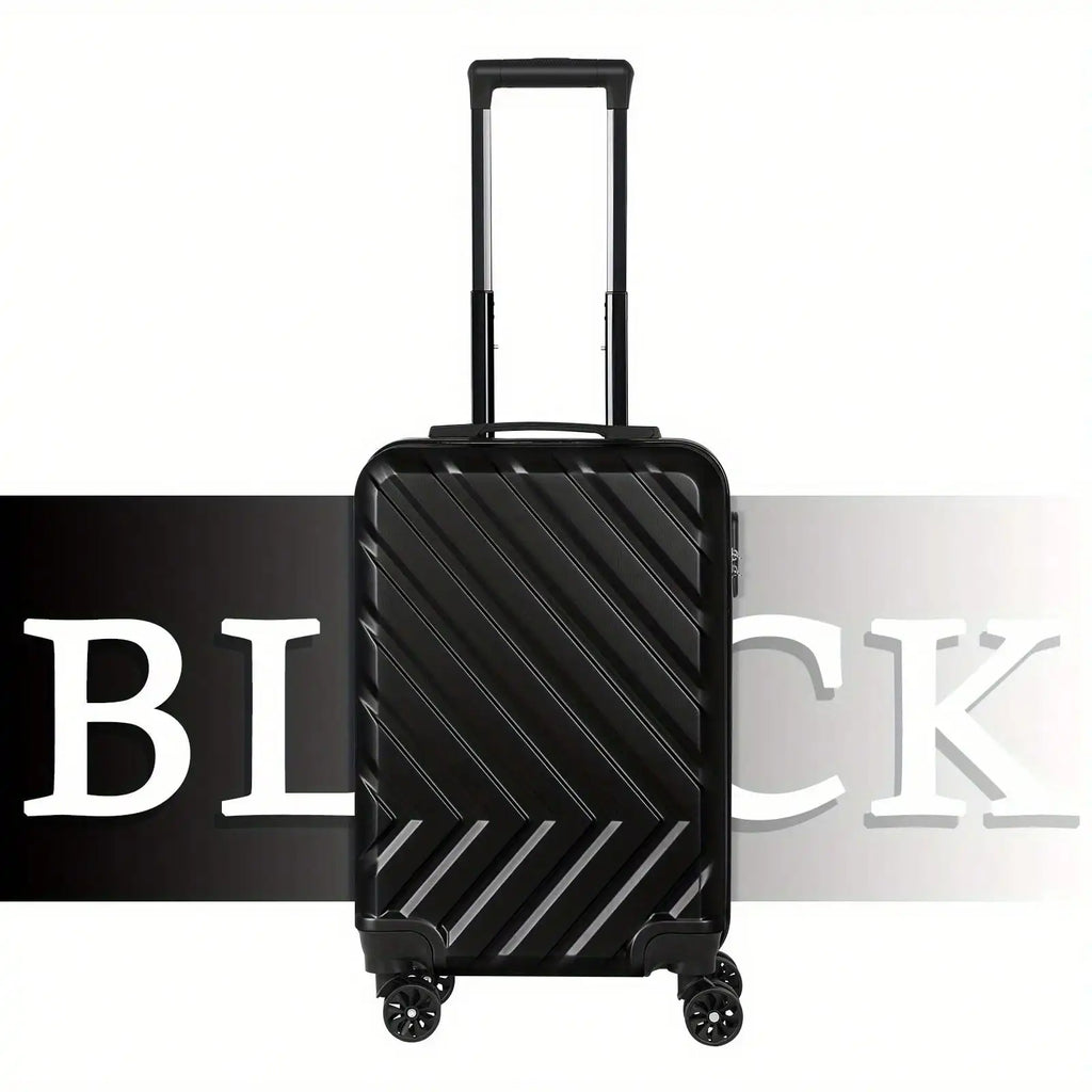 Black 20-Inch Spinner Suitcase