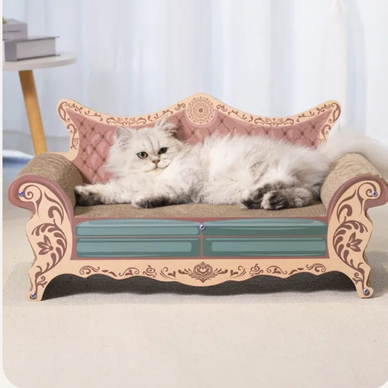 Cat Scratching Sofa Bed with Cardboard Cushion