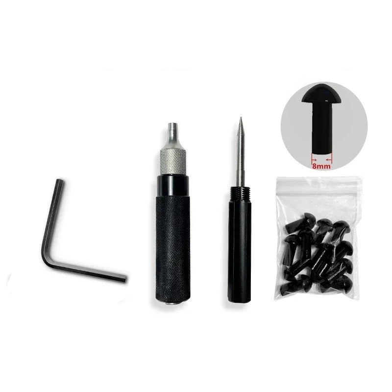 Mushroom-Plug Tire Repair Tool Kit