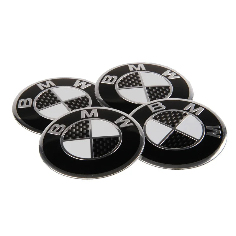 56 mm Wheel Center Stickers – Set of 4