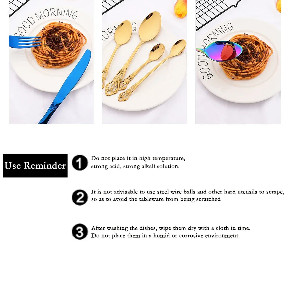 Zoseil Stainless Steel Flatware — 36 Pieces
