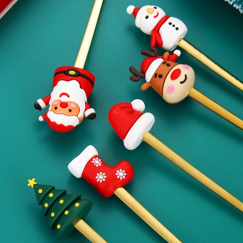 Christmas Dessert Spoon & Fork Gift Sets