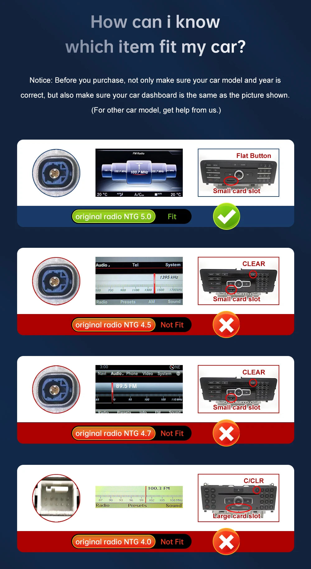 Road Top CarPlay Display for Mercedes-Benz NTG5.0