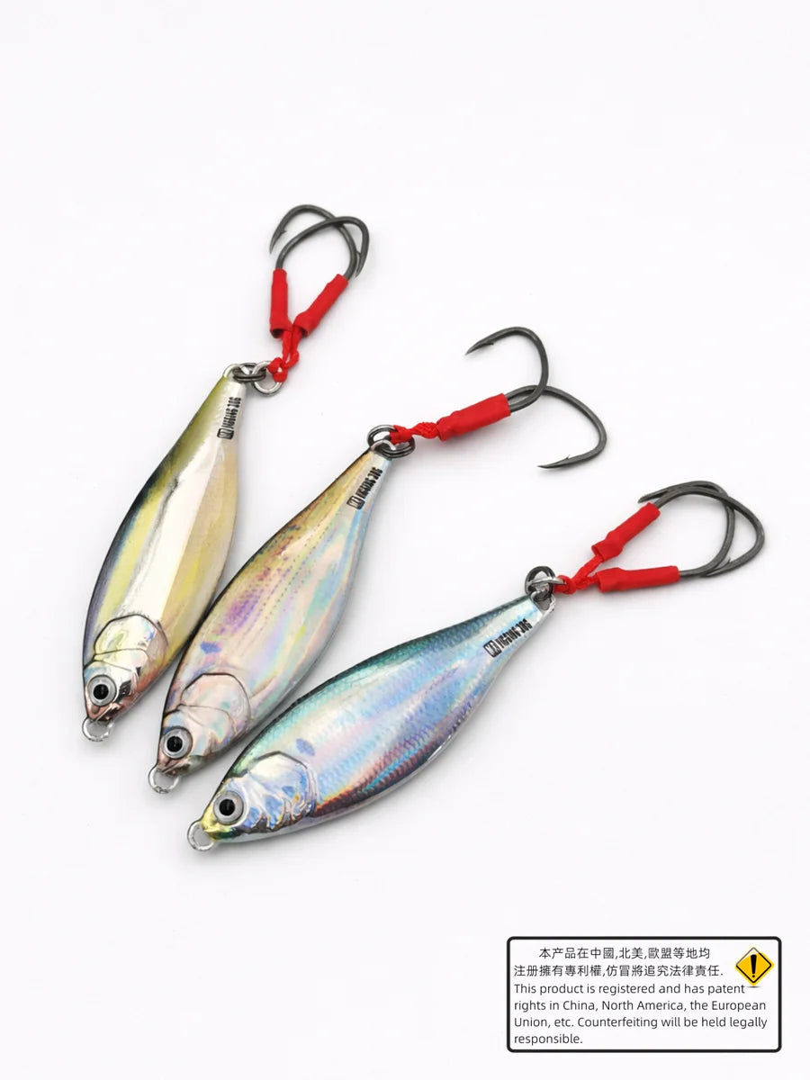 Konosirus-Style Metal Fishing Jigs — 10–40 g