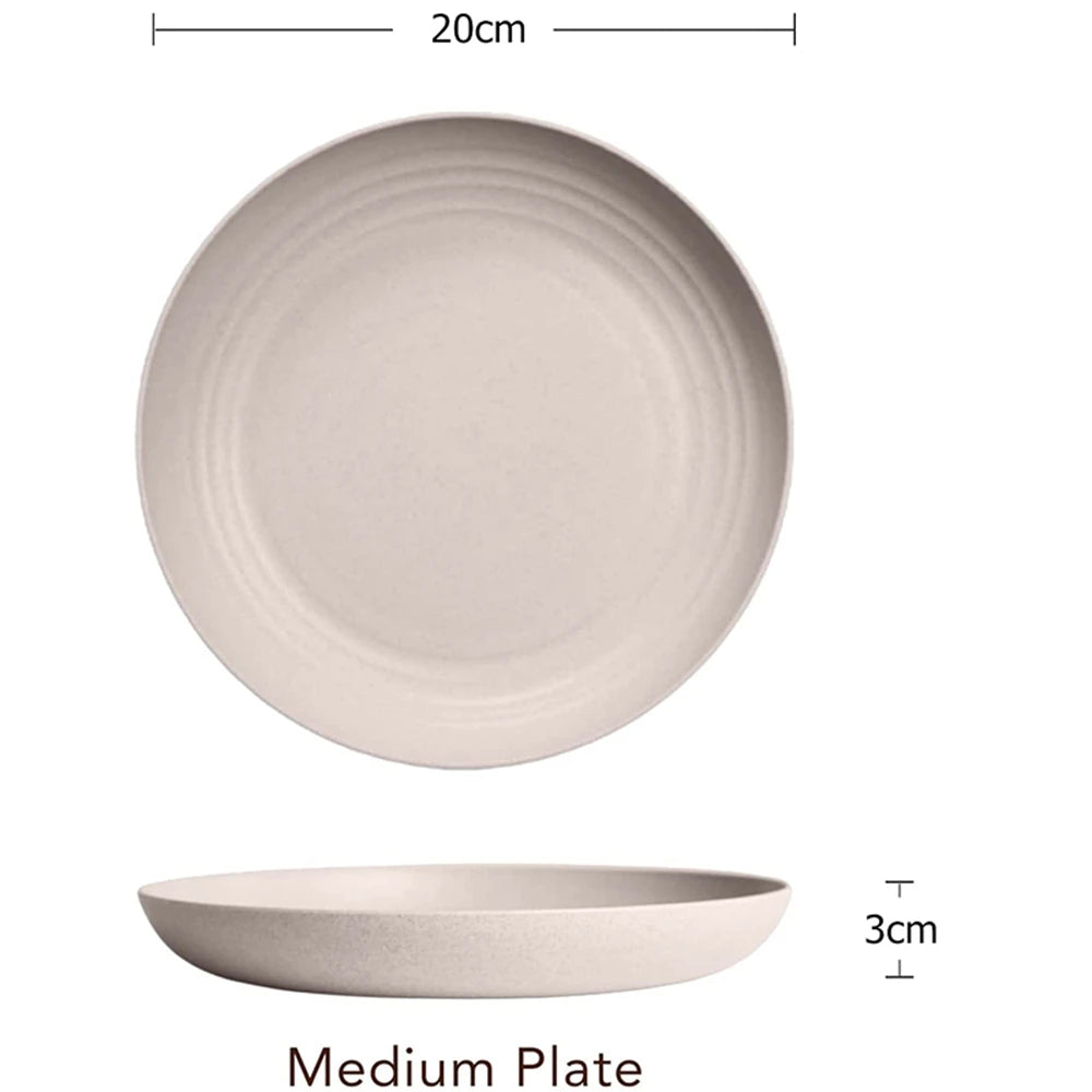 Reusable Lightweight Plates — 4 Pack