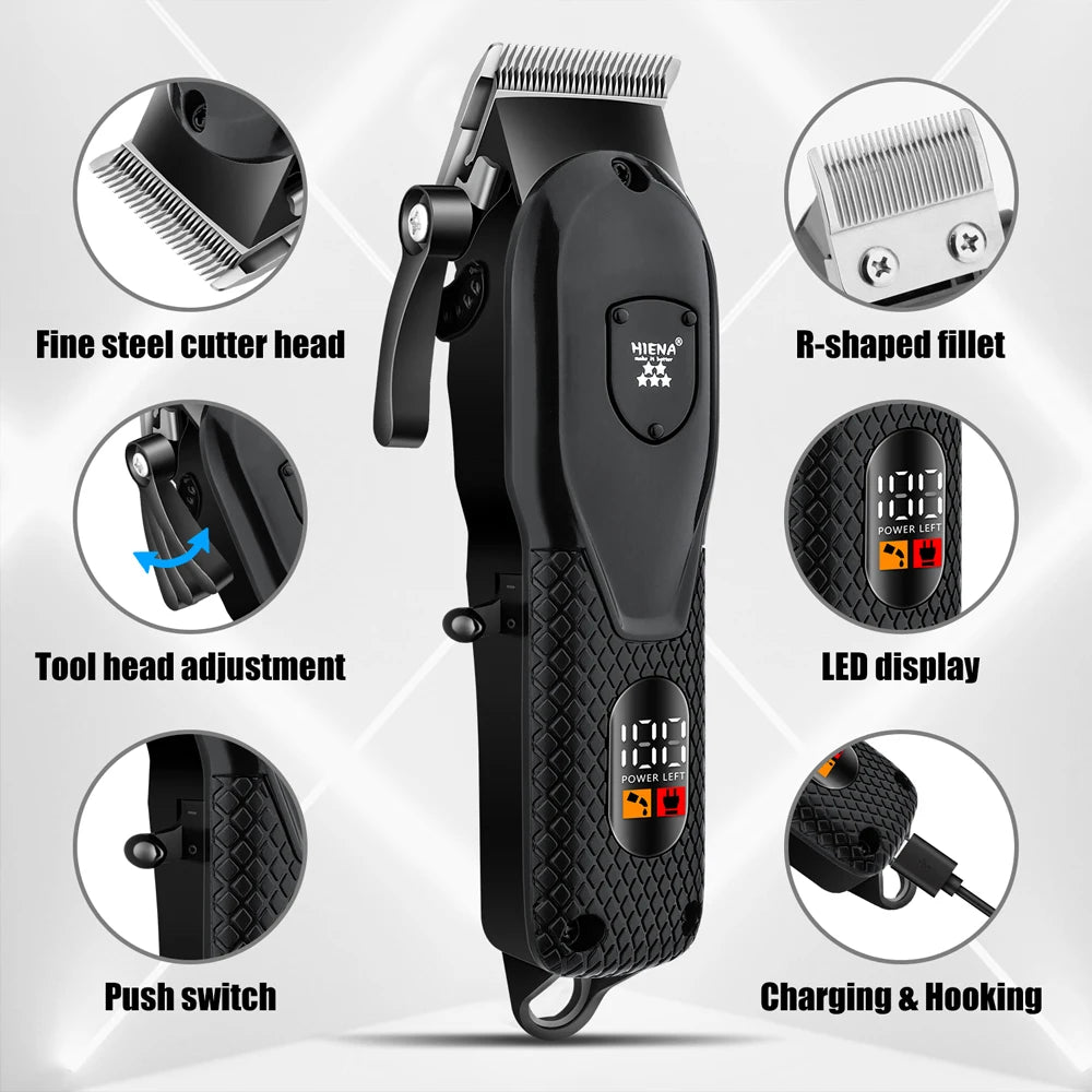 HIENA Rechargeable Hair Trimmer Kit