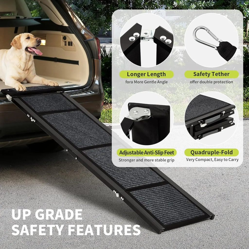 HiMISS Folding Dog Car Ramp