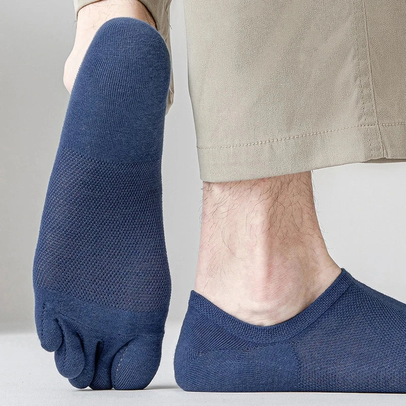 Men's Low-Cut Toe Socks – 3 Pairs