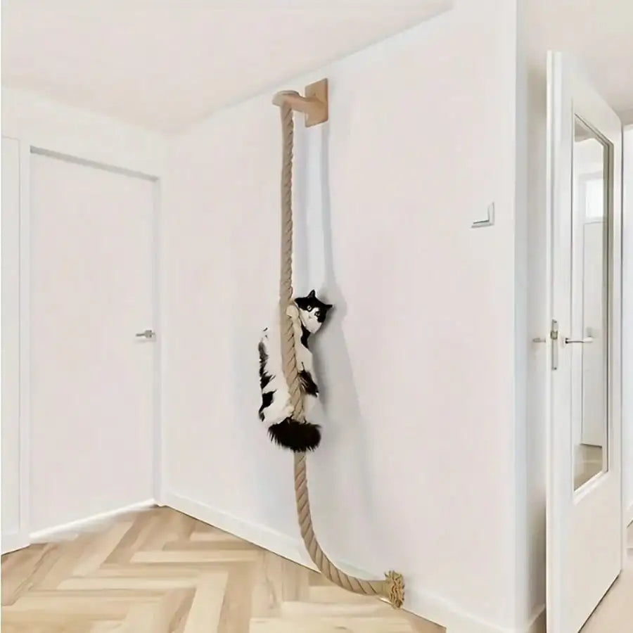 Wall-Mounted Sisal Cat Scratching Rope