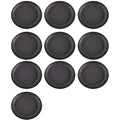 Rock-Textured Plastic Plates — 10 Pieces