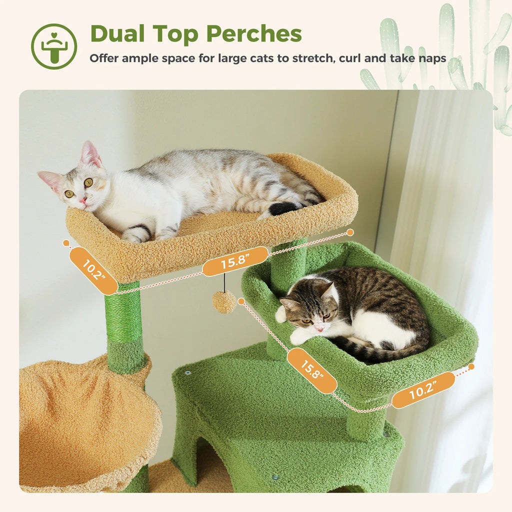 Tall Cat Tree for Indoor Cats Big Cat Tower with Super Large Hammock Cat Climbing Tree with Scratching Posts Condo House Black Whispering Desires Shoppe