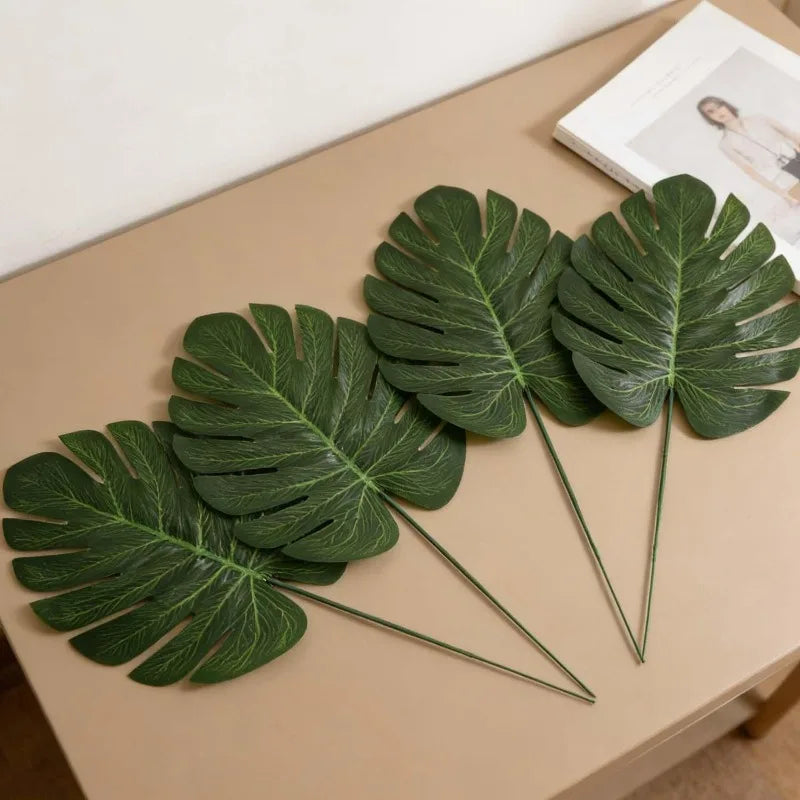 Artificial Monstera Leaf Stems, 30 cm