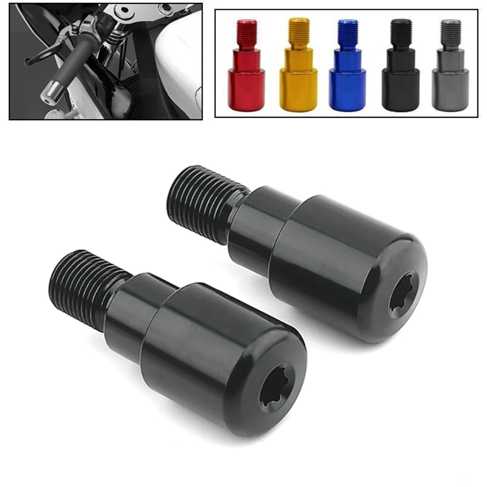 Motorcycle CNC Handlebar End Caps – Pair