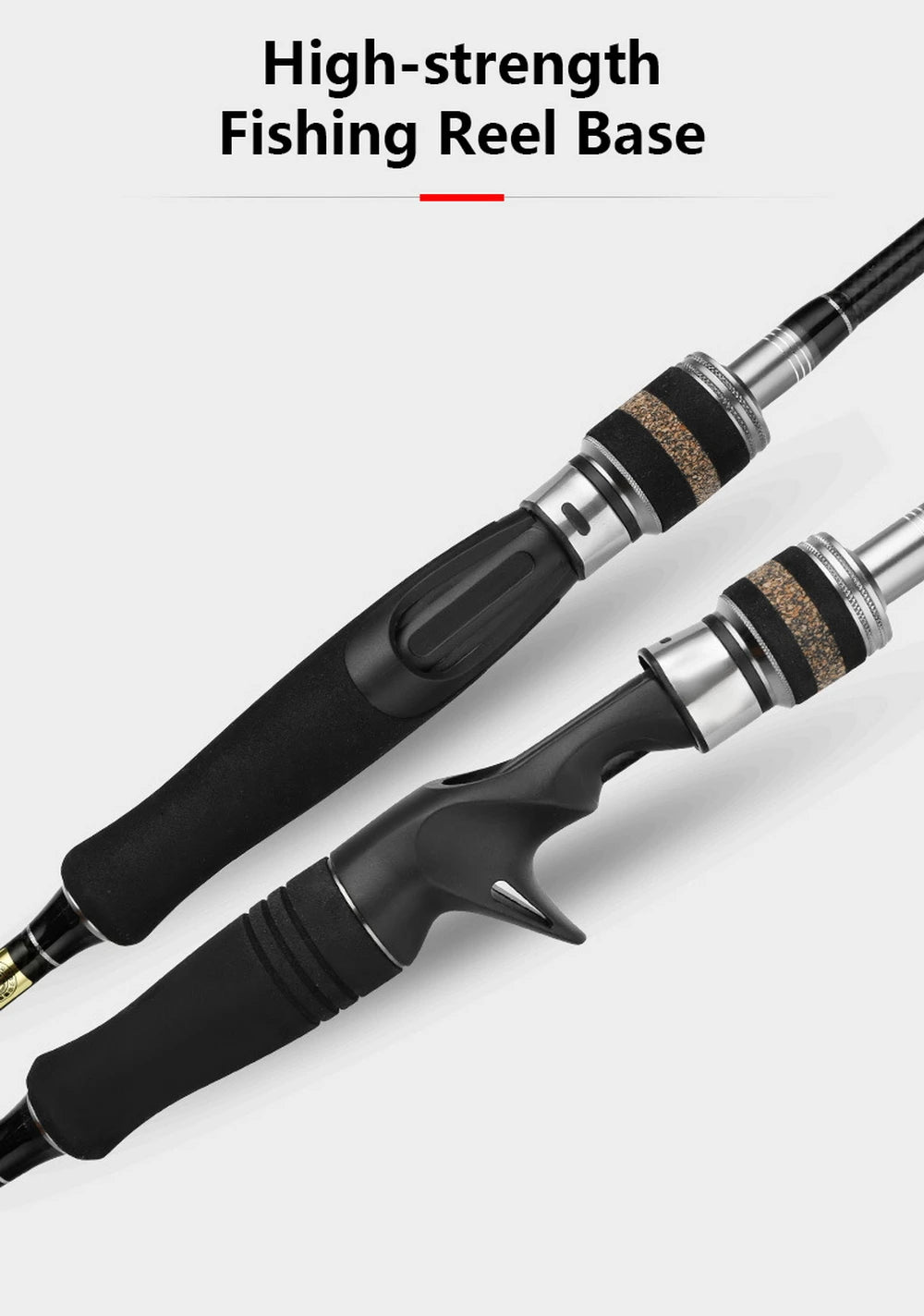 Carbon Fishing Rod with Two Tips — 2.7 or 3 m