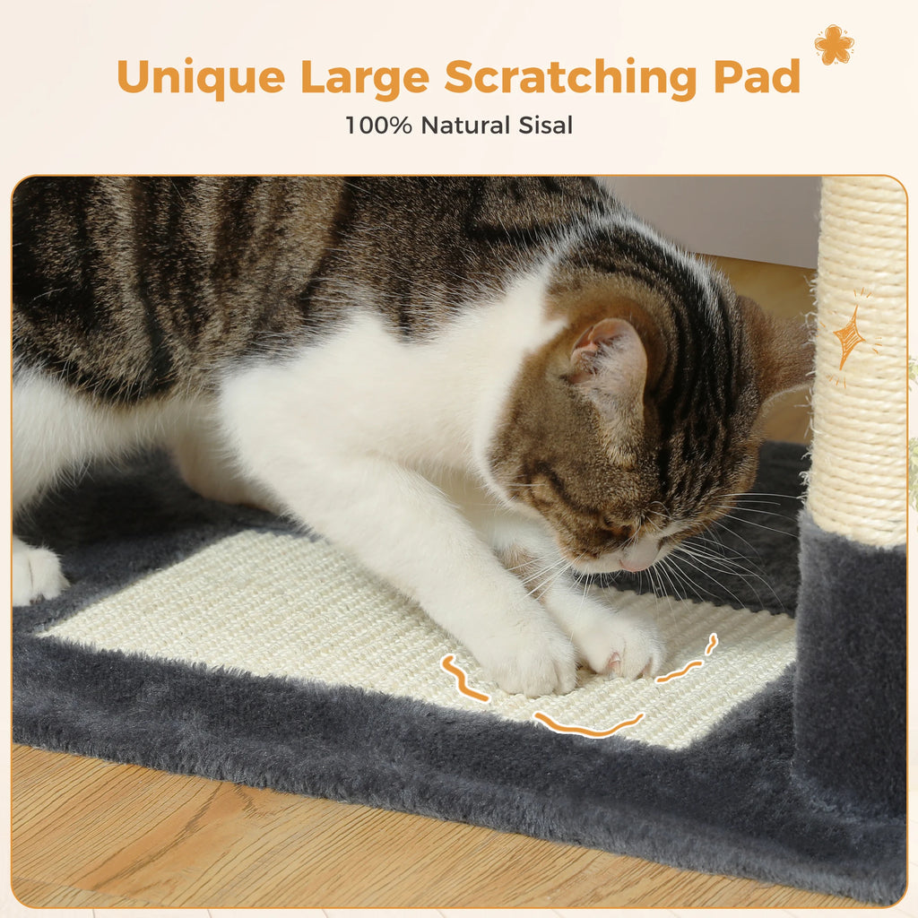 184cm Cat Tree with Hammock, Condo & Scratching Posts