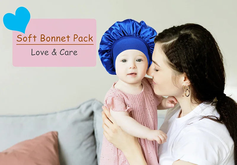 Children's Satin-Look Sleep Bonnet