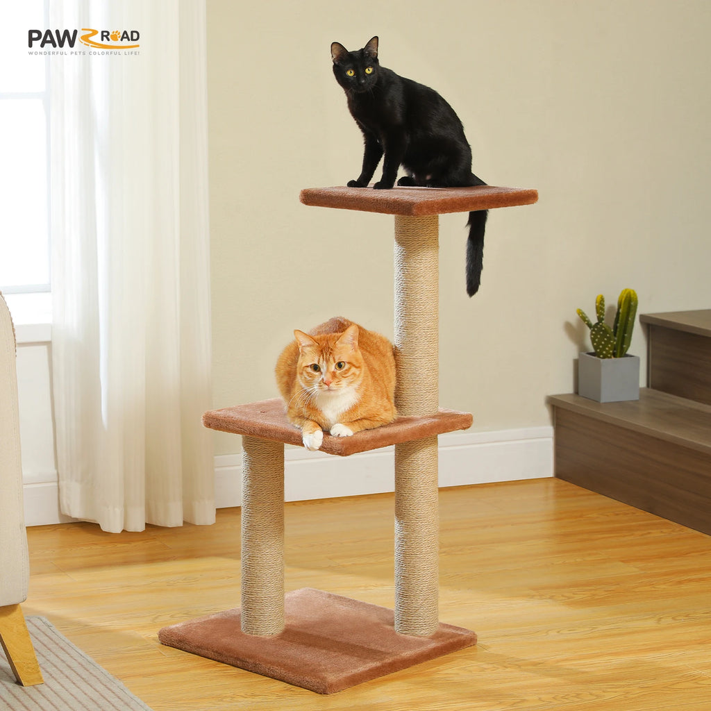 Compact Cat Tree with Removable Perch & Hammock