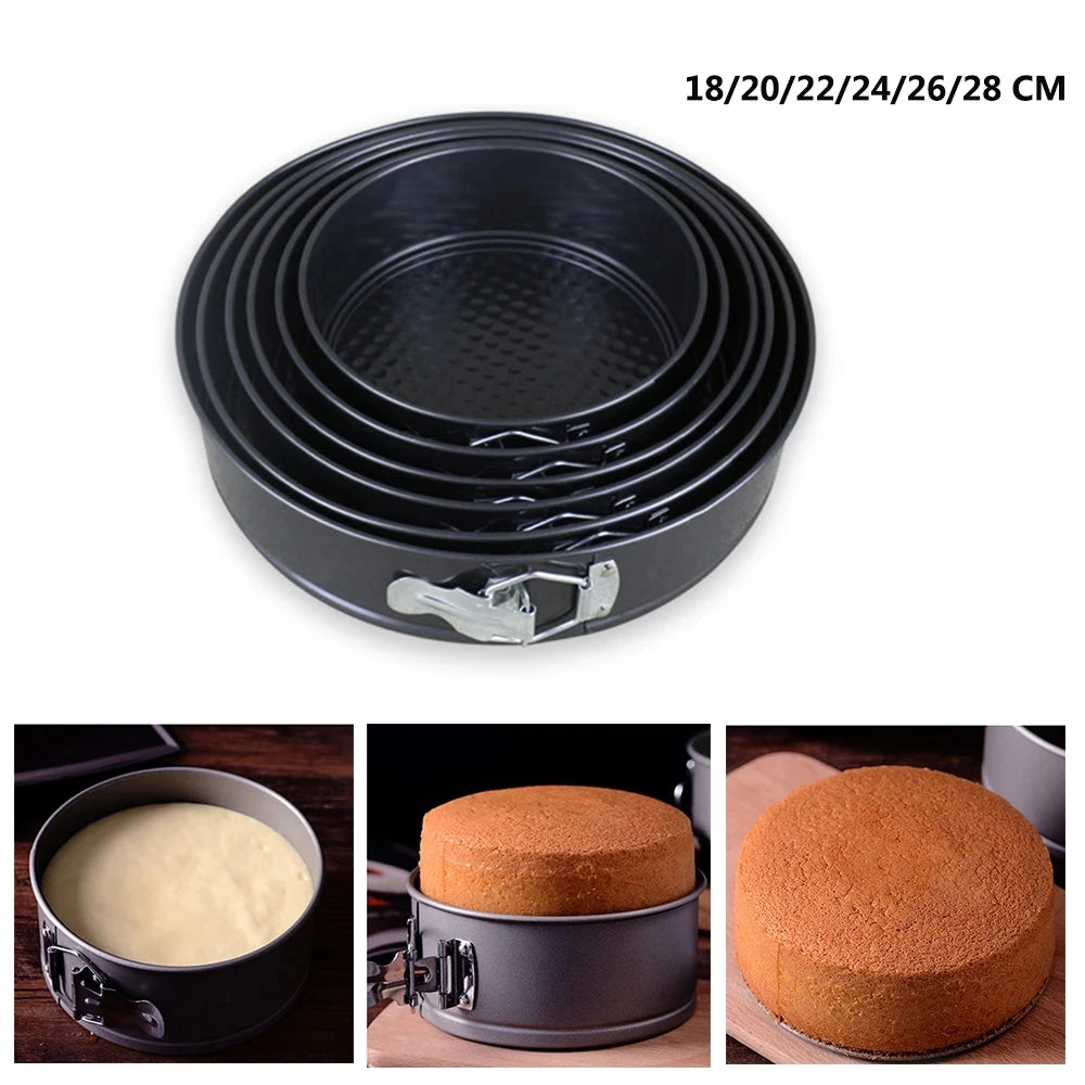 Round Springform Cake Pan with Removable Base