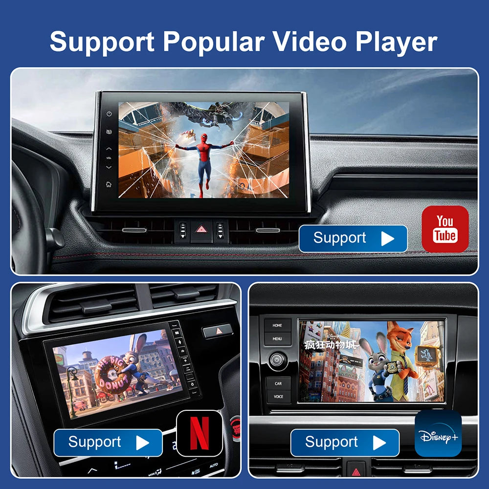LEXXSON Wireless CarPlay & Android Auto AI Box