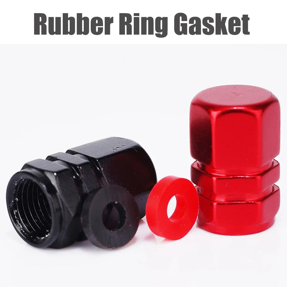 Aluminum Tire Valve Caps – Set of 4