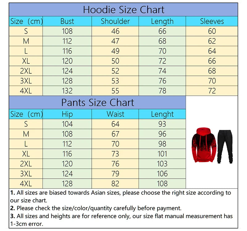 Men's Casual Sweatshirt & Sweatpants Set