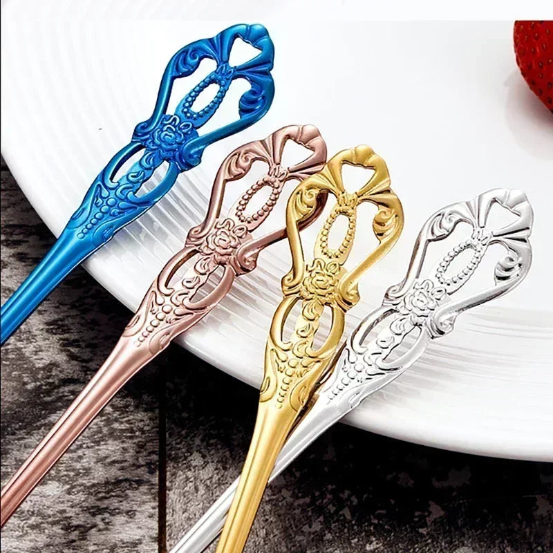 Vintage-Style Stainless Steel Flatware — Assorted Sets