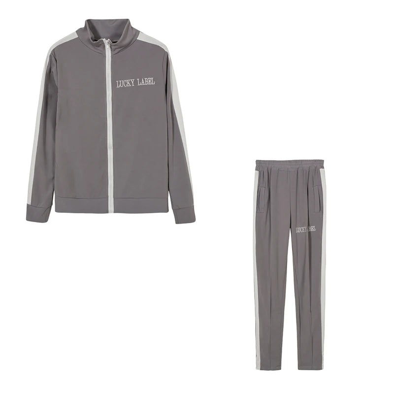 Women's Embroidered Zip-Up Top and Pants Set