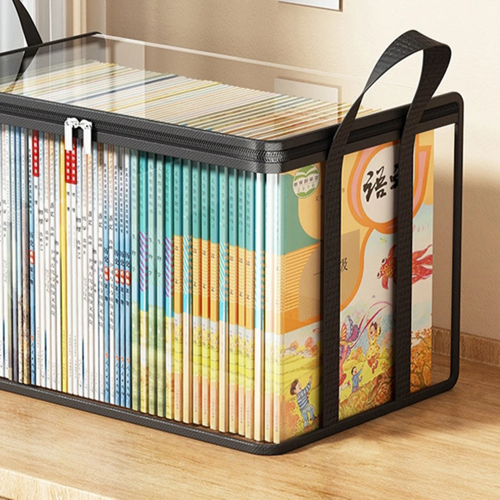 Foldable PVC Book Storage Organizer