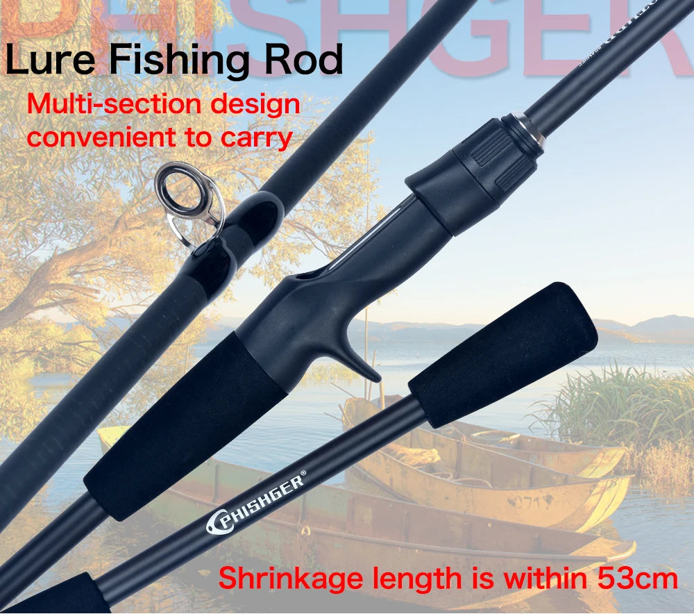 FLENHAI P1008 Carbon Travel Fishing Rod