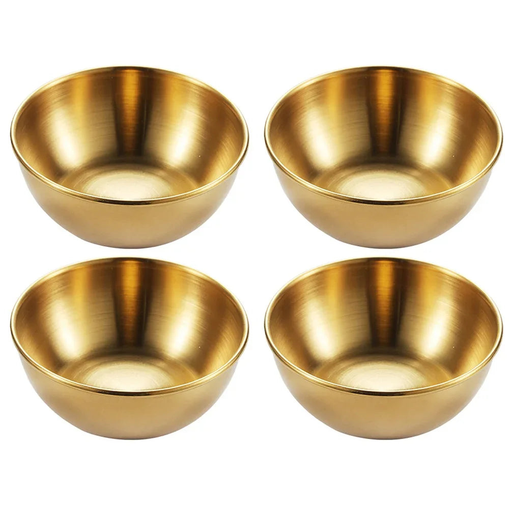 Simbuid Stainless Steel Sauce Dishes — 2 or 4 Pack