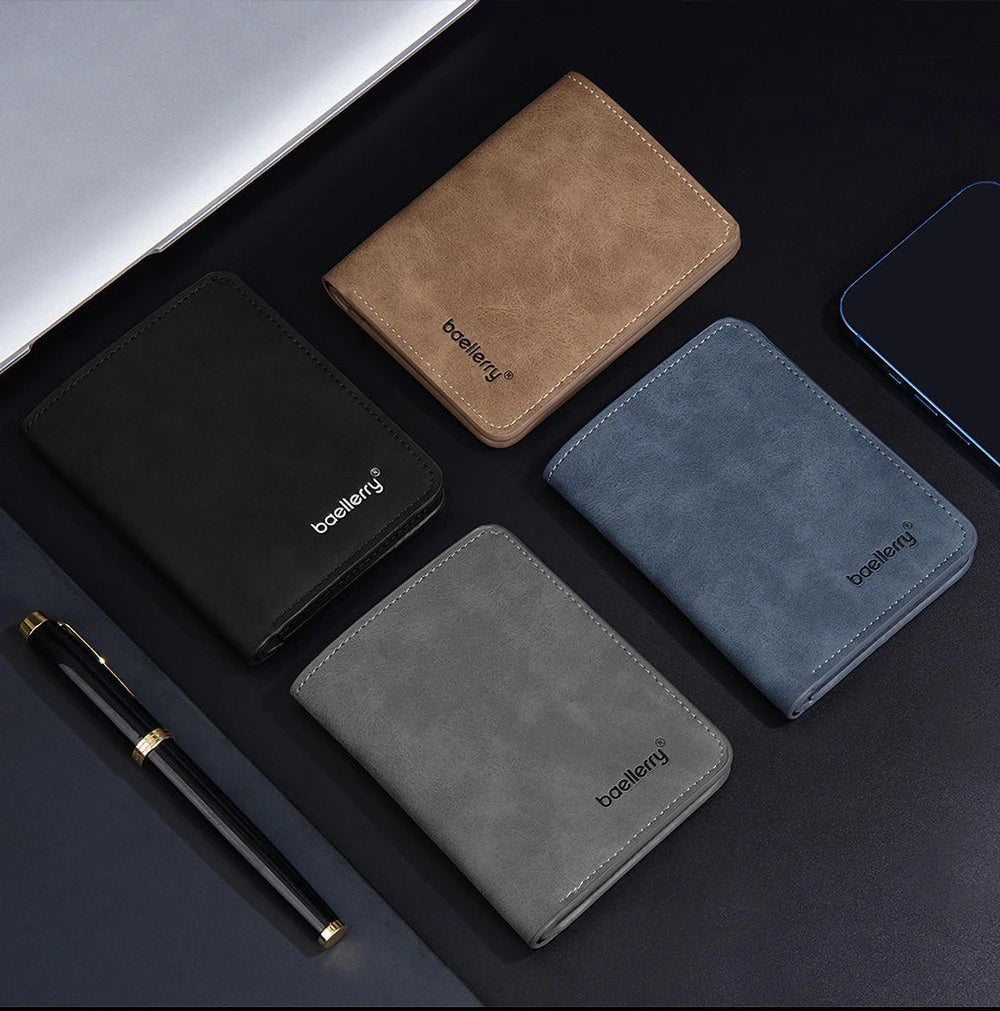 Baellerry Men's PU Wallet with Money Clip